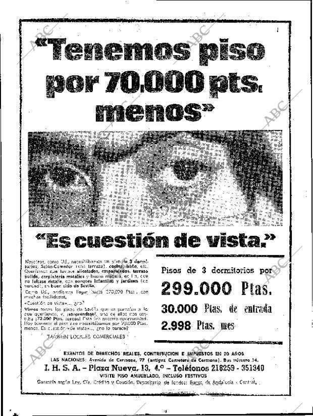 ABC SEVILLA 18-10-1970 página 72