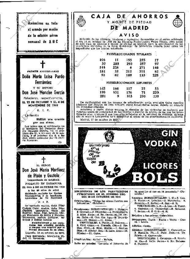 ABC MADRID 20-10-1970 página 110