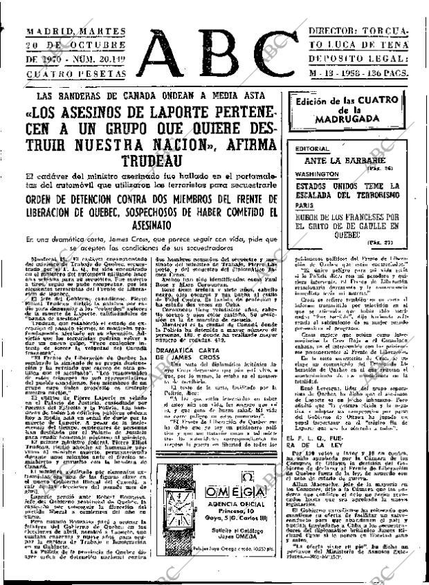 ABC MADRID 20-10-1970 página 25