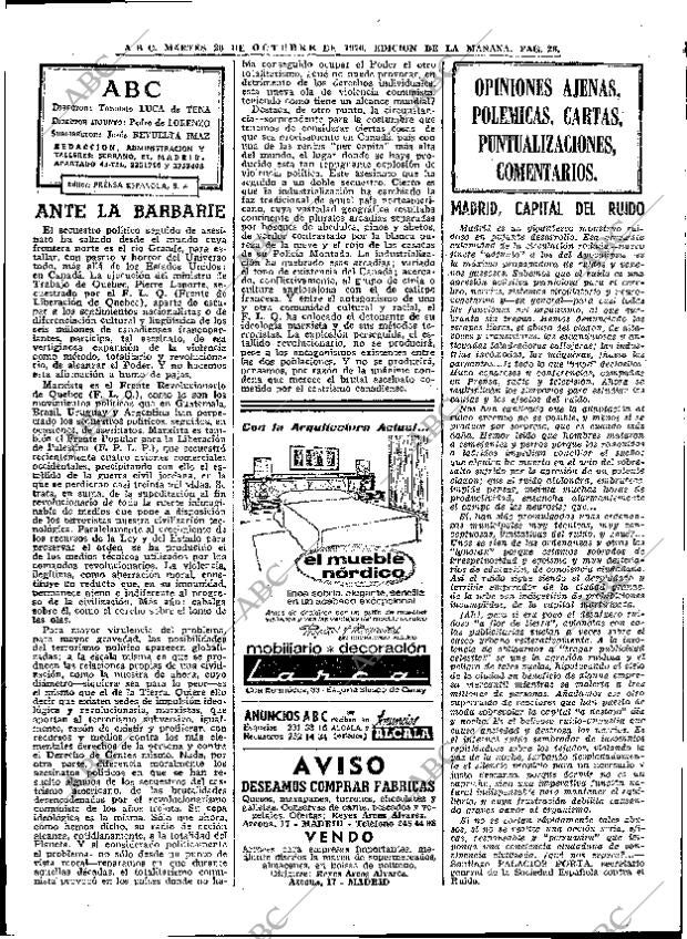 ABC MADRID 20-10-1970 página 26