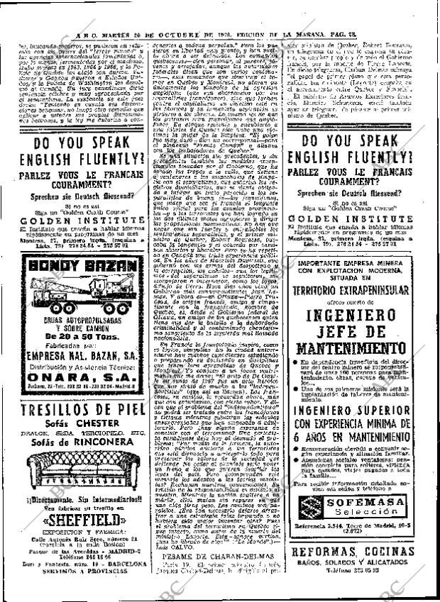 ABC MADRID 20-10-1970 página 28