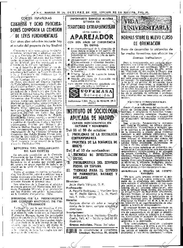 ABC MADRID 20-10-1970 página 36