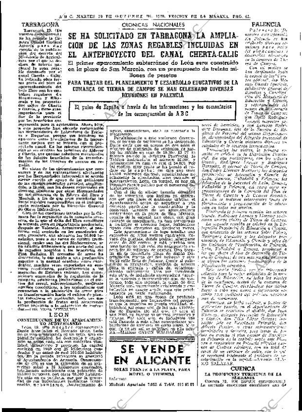 ABC MADRID 20-10-1970 página 43