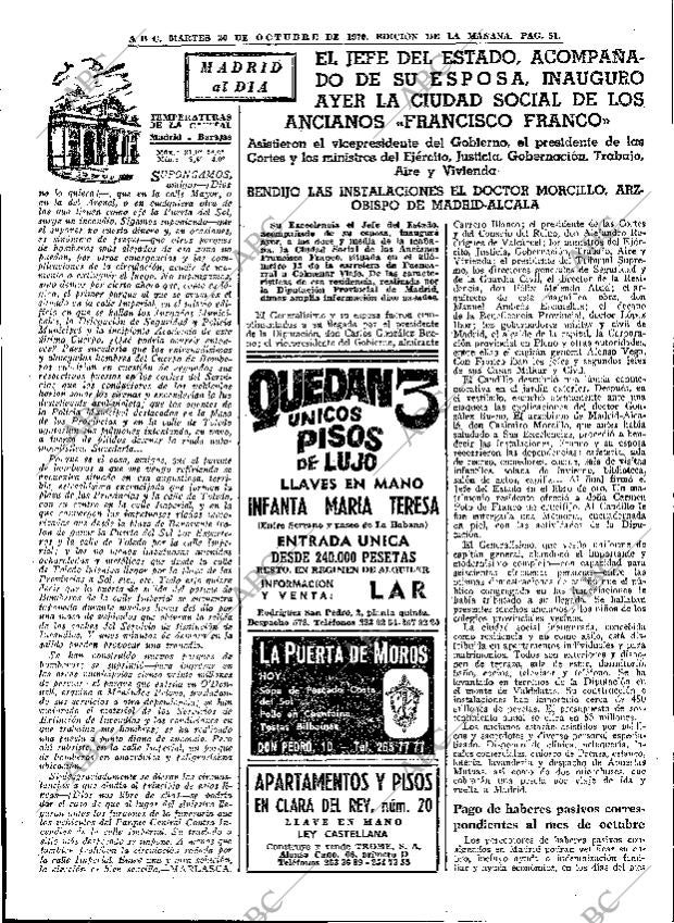 ABC MADRID 20-10-1970 página 51