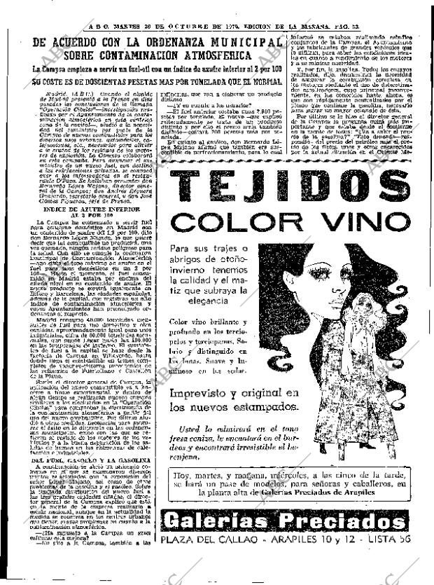ABC MADRID 20-10-1970 página 53