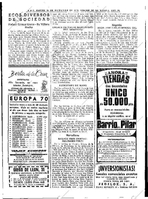 ABC MADRID 20-10-1970 página 58