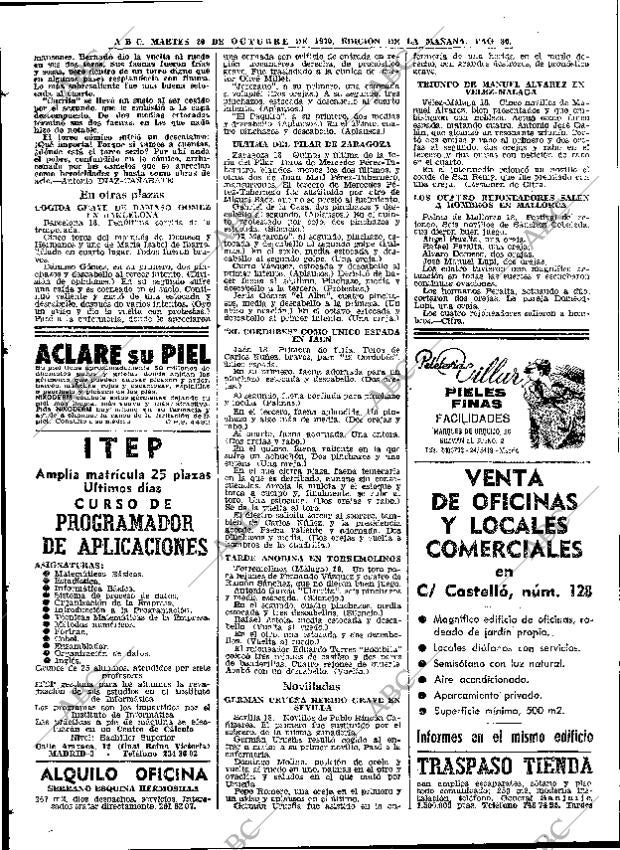 ABC MADRID 20-10-1970 página 80