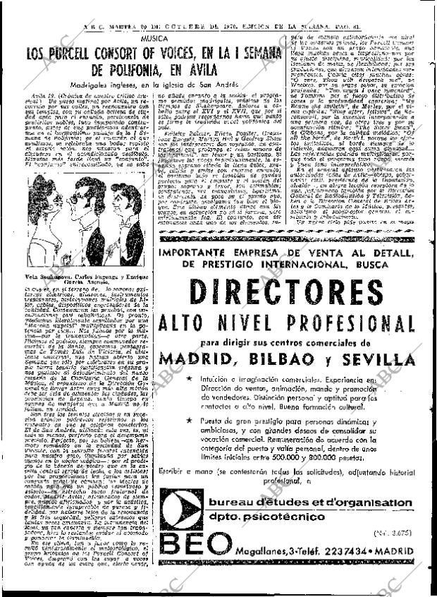 ABC MADRID 20-10-1970 página 81
