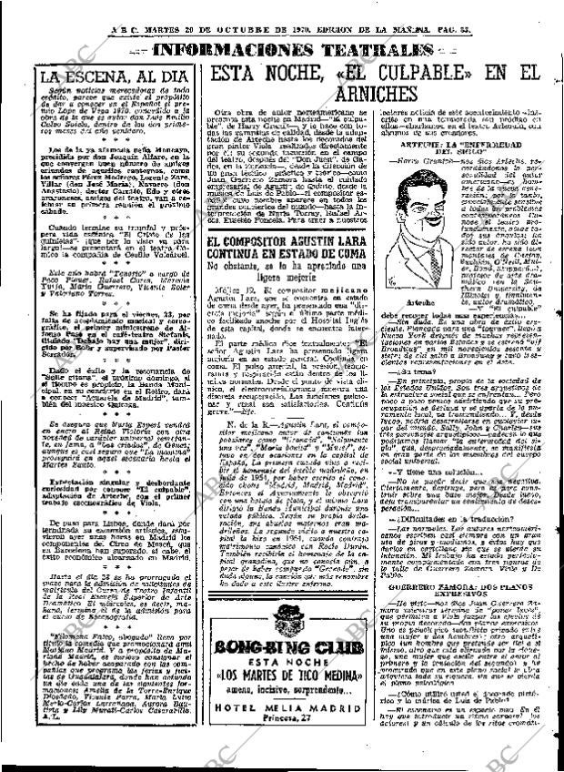 ABC MADRID 20-10-1970 página 83