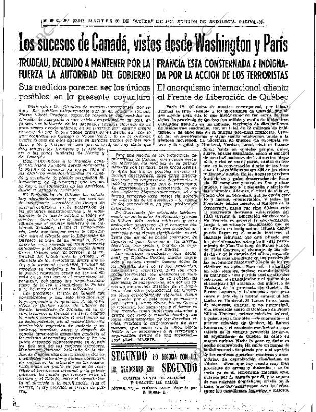 ABC SEVILLA 20-10-1970 página 31