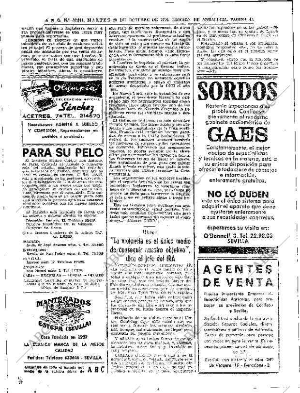 ABC SEVILLA 20-10-1970 página 38