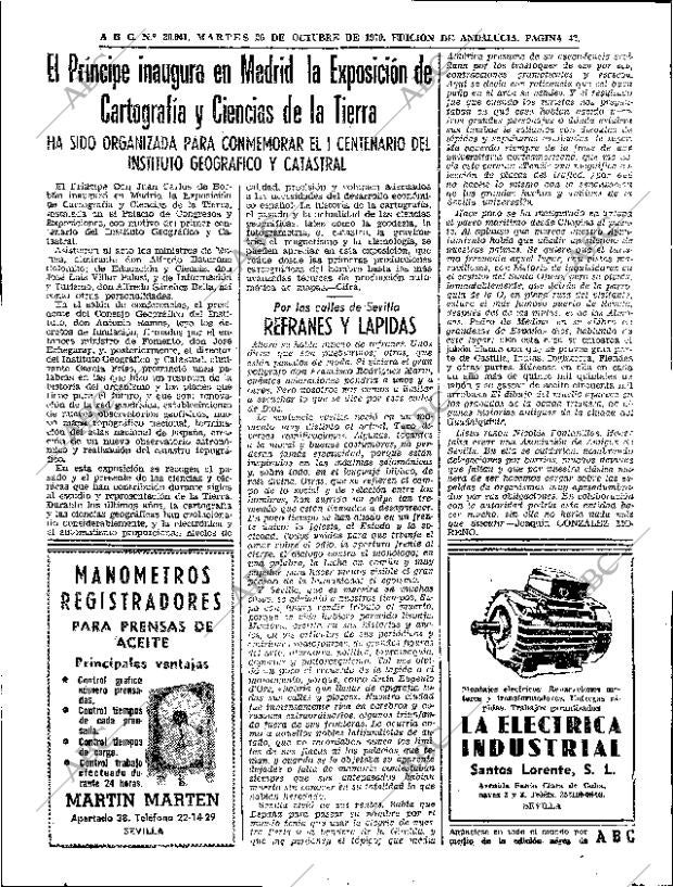 ABC SEVILLA 20-10-1970 página 40