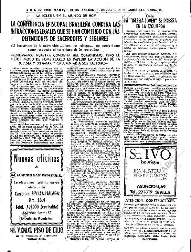 ABC SEVILLA 20-10-1970 página 43