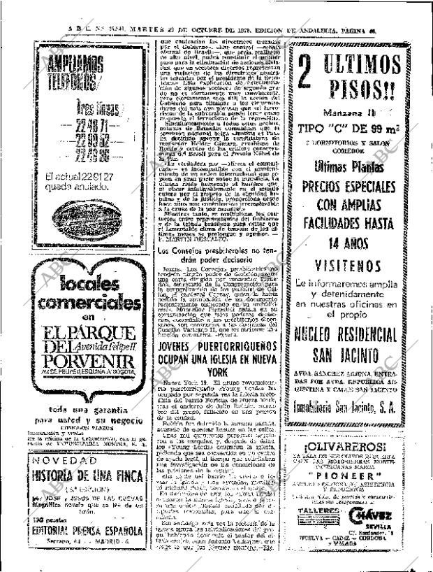 ABC SEVILLA 20-10-1970 página 44