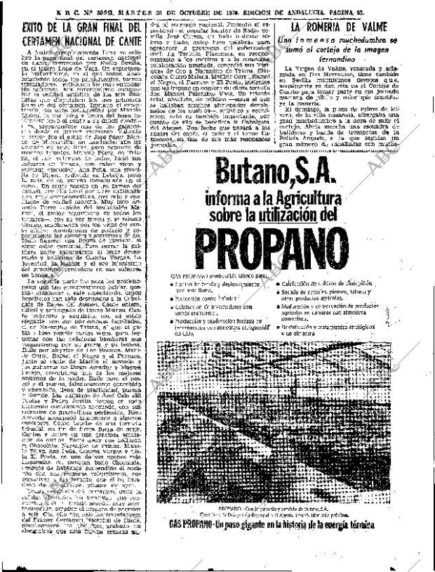 ABC SEVILLA 20-10-1970 página 51