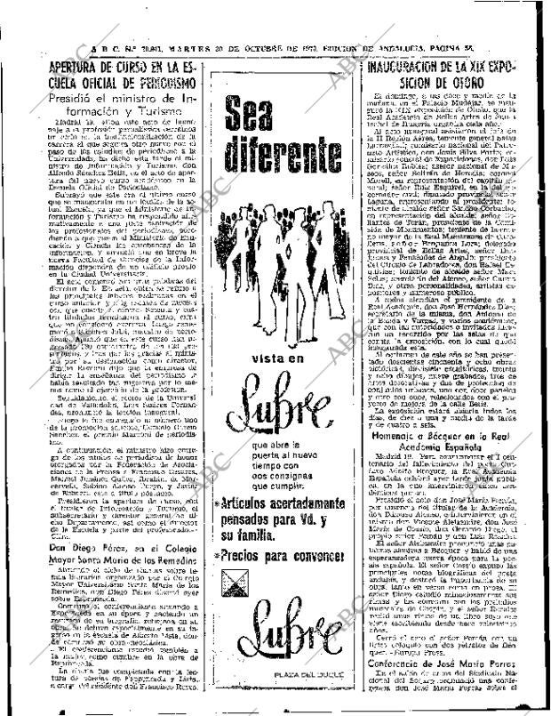 ABC SEVILLA 20-10-1970 página 54