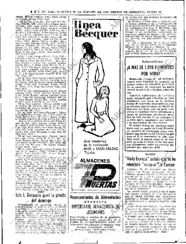 ABC SEVILLA 20-10-1970 página 68