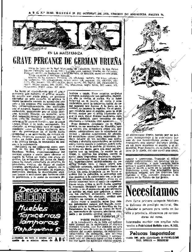 ABC SEVILLA 20-10-1970 página 69