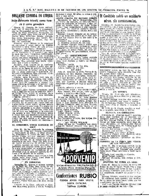 ABC SEVILLA 20-10-1970 página 70