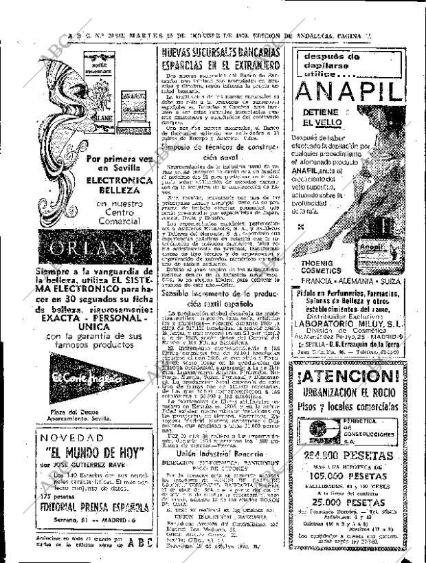ABC SEVILLA 20-10-1970 página 76
