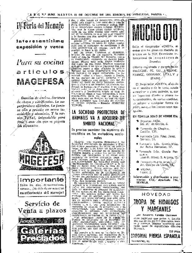 ABC SEVILLA 20-10-1970 página 78