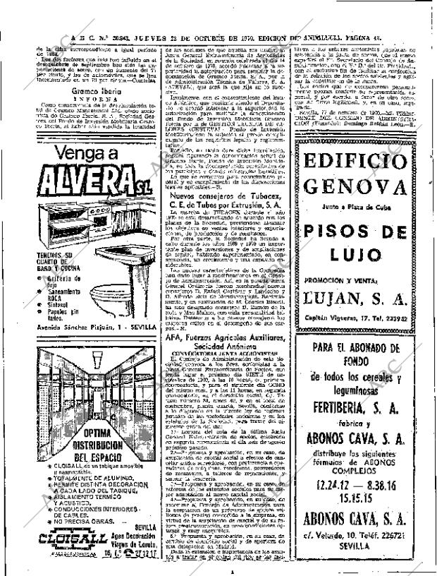 ABC SEVILLA 22-10-1970 página 48