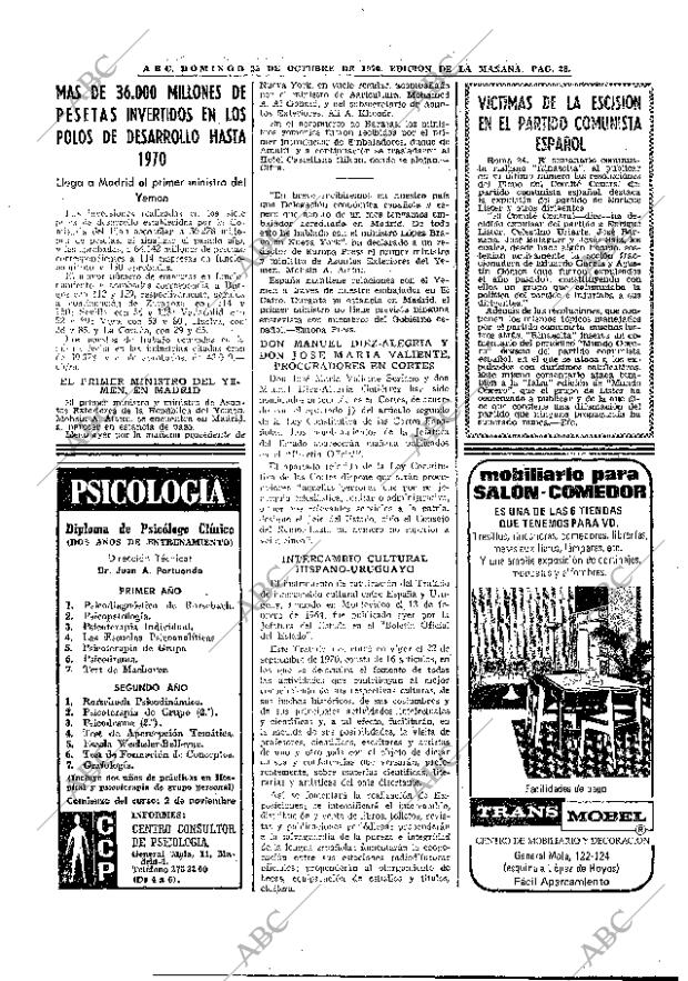 ABC MADRID 25-10-1970 página 28