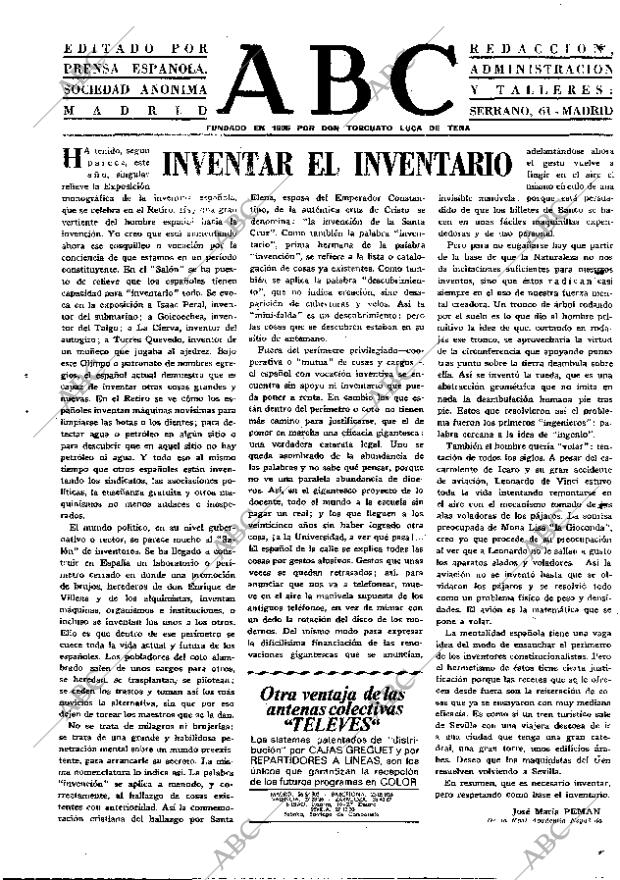 ABC MADRID 25-10-1970 página 3