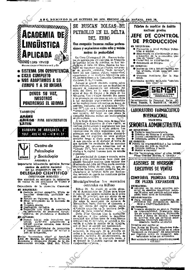 ABC MADRID 25-10-1970 página 36