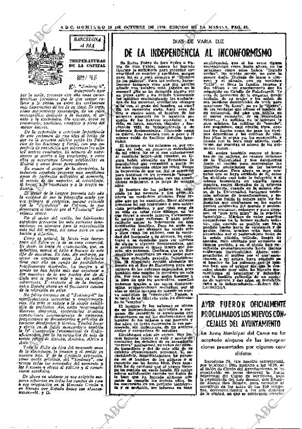 ABC MADRID 25-10-1970 página 41