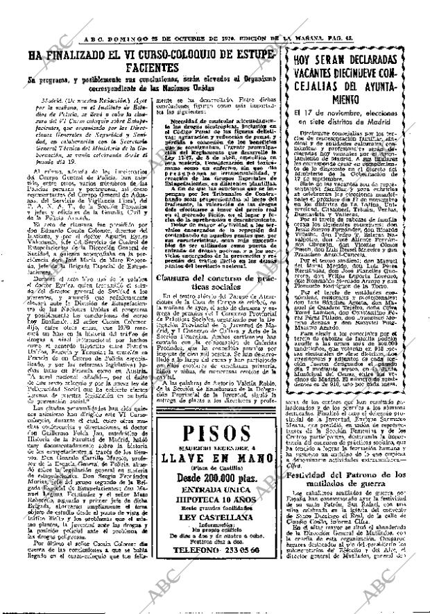 ABC MADRID 25-10-1970 página 45