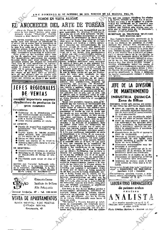 ABC MADRID 25-10-1970 página 69