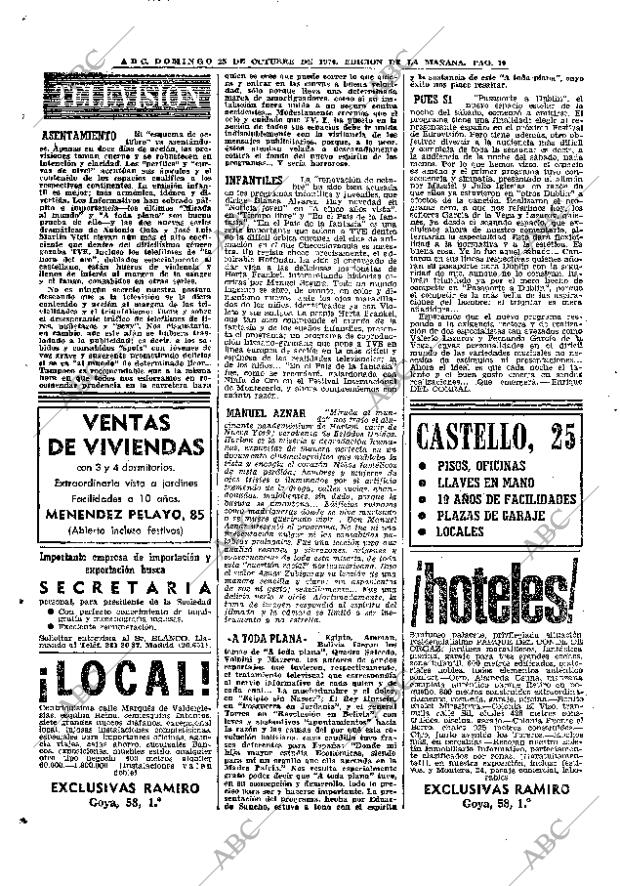 ABC MADRID 25-10-1970 página 70