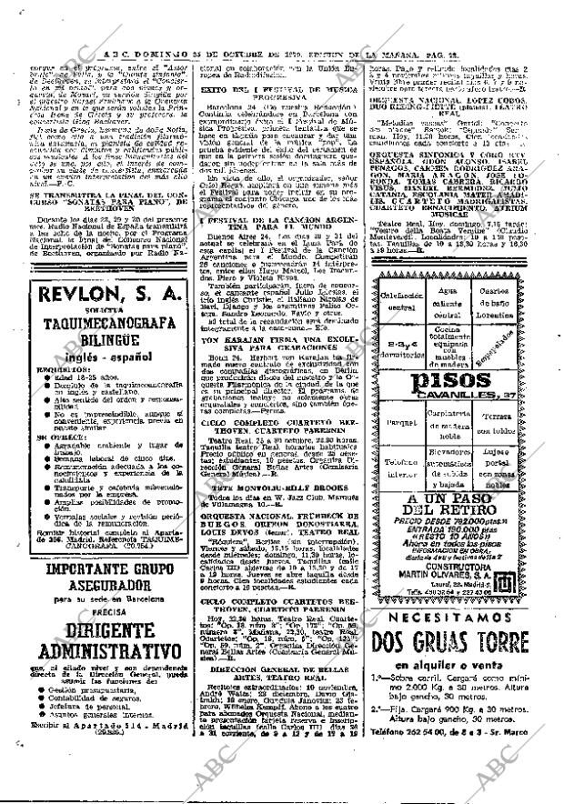 ABC MADRID 25-10-1970 página 72