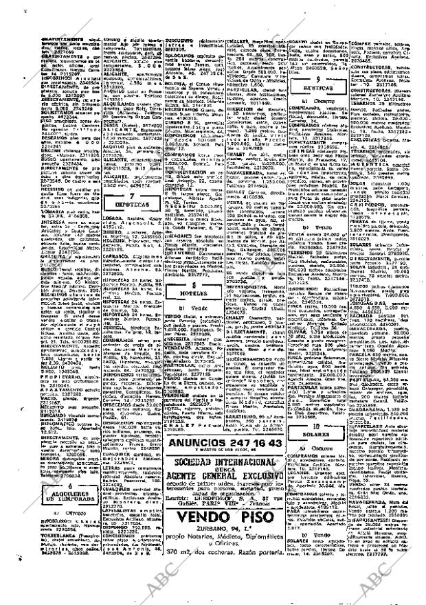ABC MADRID 25-10-1970 página 86