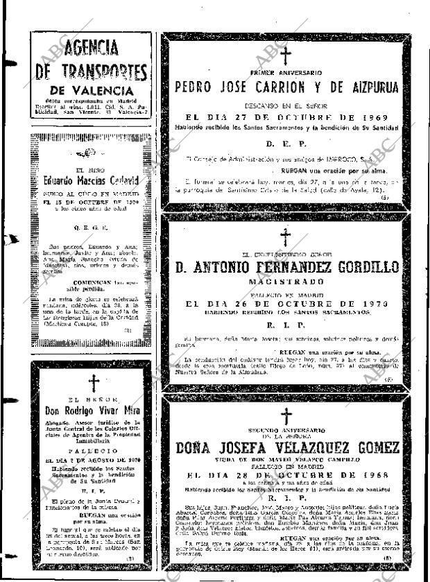 ABC MADRID 27-10-1970 página 106