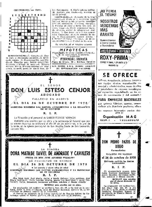 ABC MADRID 27-10-1970 página 109