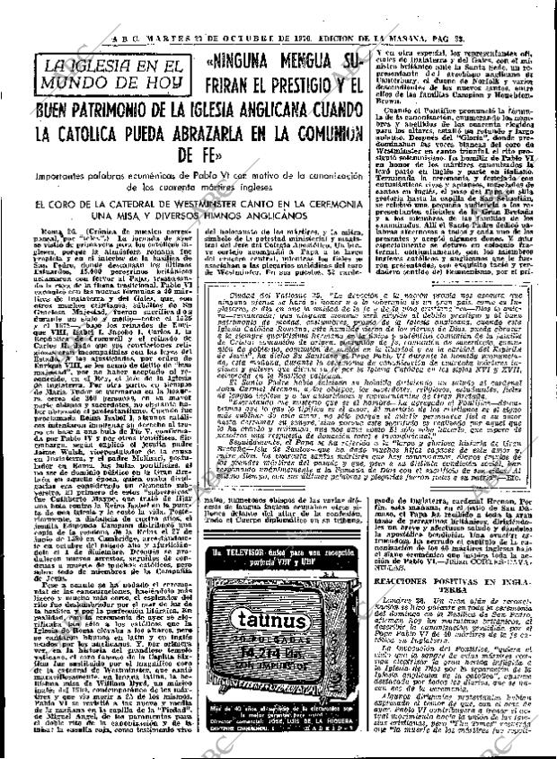 ABC MADRID 27-10-1970 página 33