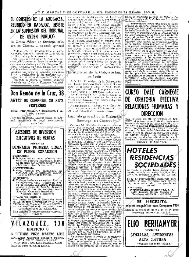 ABC MADRID 27-10-1970 página 40