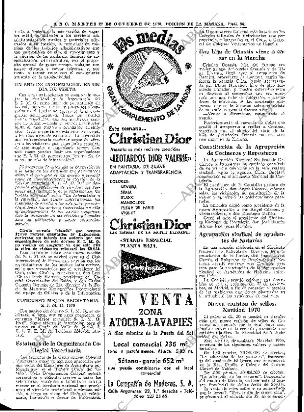 ABC MADRID 27-10-1970 página 50