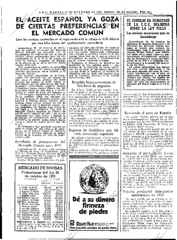 ABC MADRID 27-10-1970 página 63