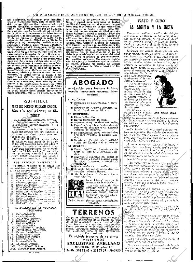 ABC MADRID 27-10-1970 página 66