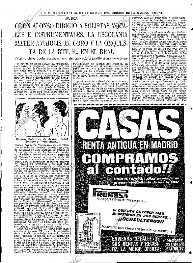 ABC MADRID 27-10-1970 página 79