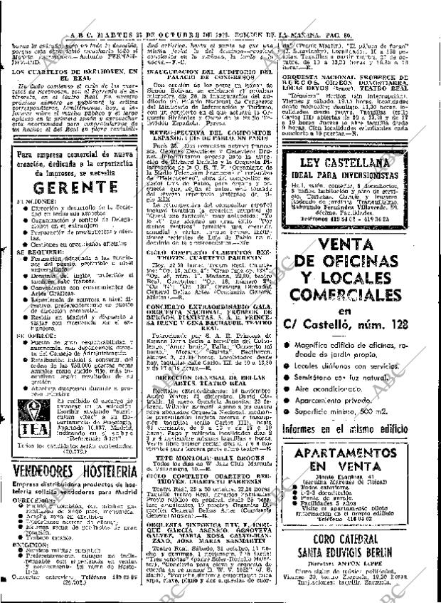 ABC MADRID 27-10-1970 página 80