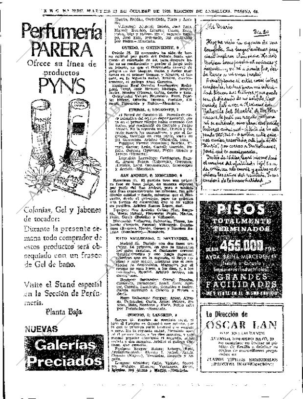 ABC SEVILLA 27-10-1970 página 64
