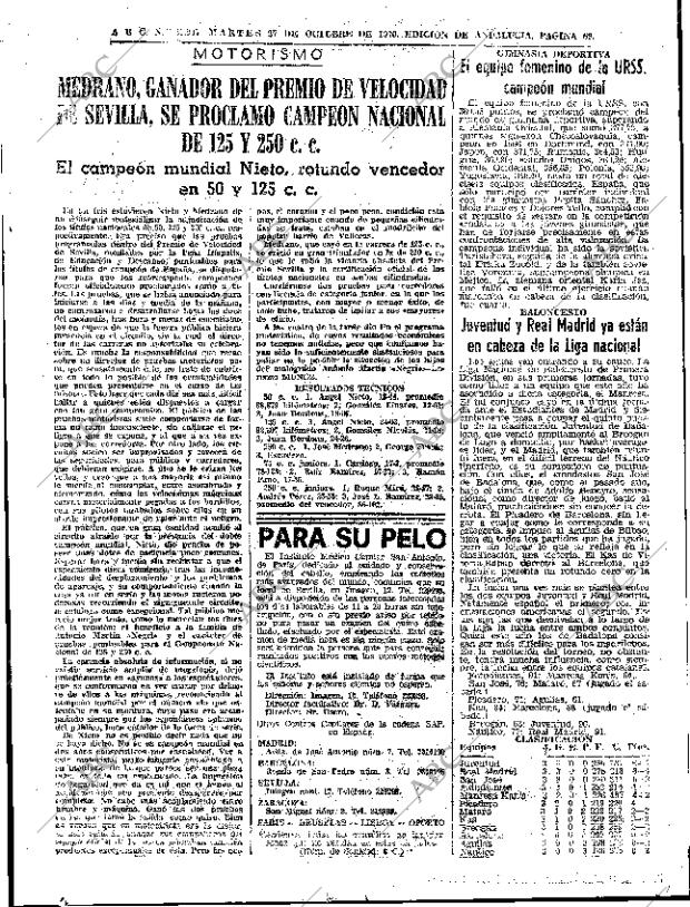 ABC SEVILLA 27-10-1970 página 69