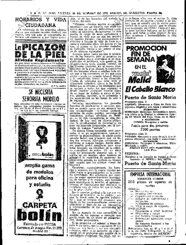 ABC SEVILLA 30-10-1970 página 32