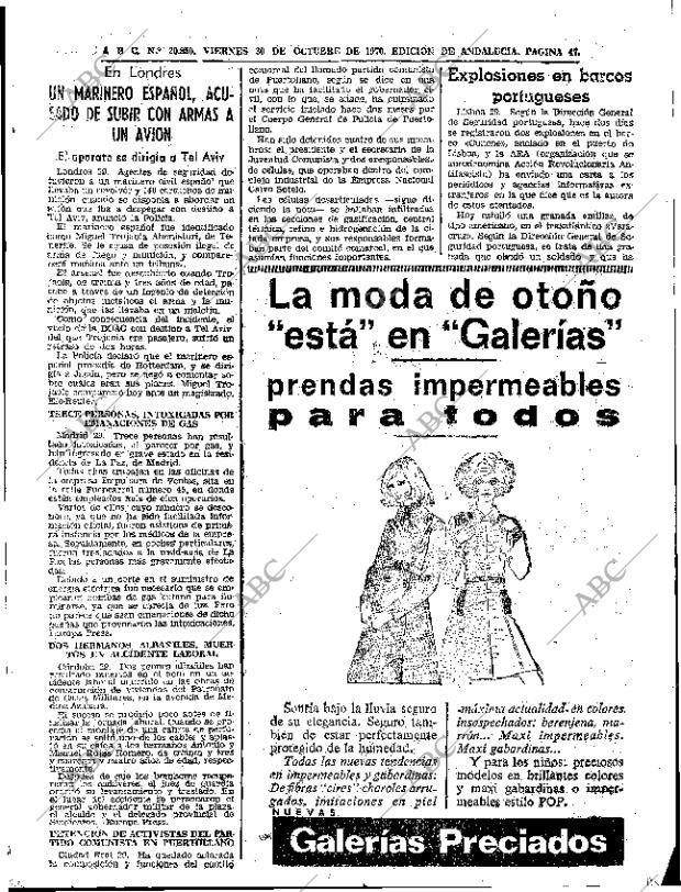 ABC SEVILLA 30-10-1970 página 45