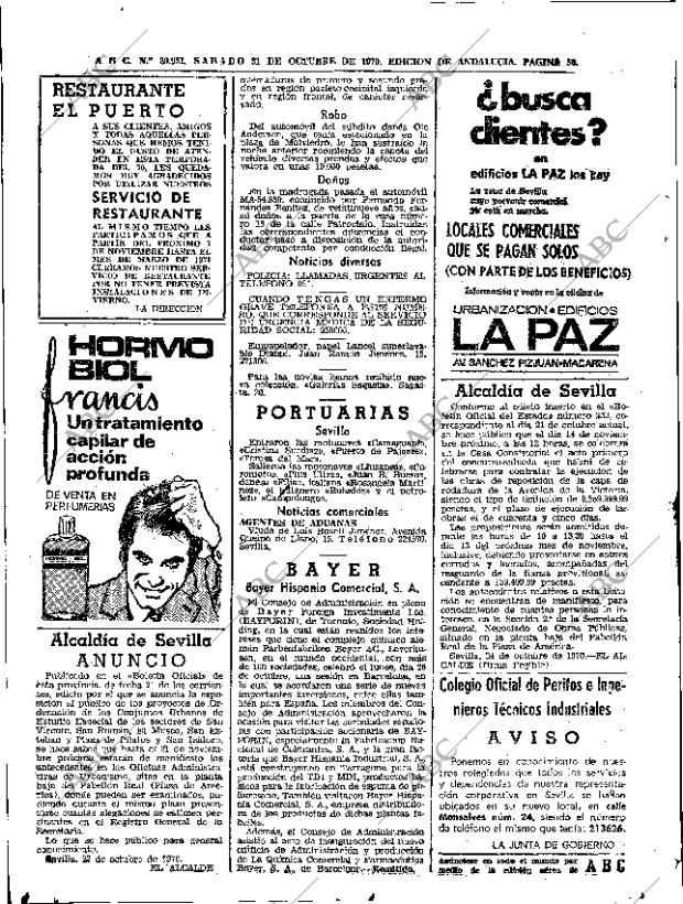 ABC SEVILLA 31-10-1970 página 48