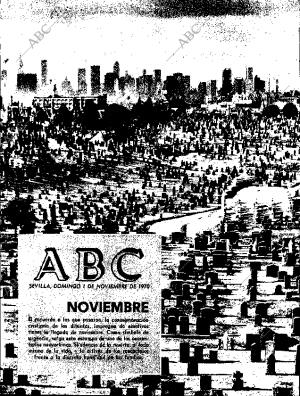 ABC SEVILLA 01-11-1970 página 1